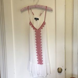 Lulus white shift dress